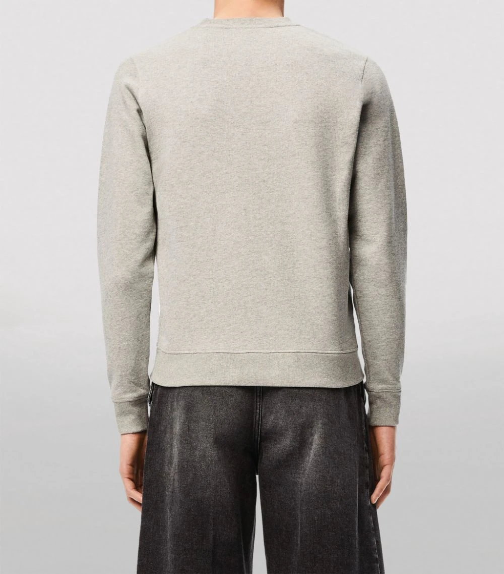 LOEWE Embroidered Anagram Sweatshirt GREY MELANGE Sweatshirts 4 LOEWE Embroidered Anagram Sweatshirt GREY MELANGE Sweatshirts - Image 2