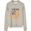 LOEWE Embroidered Anagram Sweatshirt GREY MELANGE Sweatshirts 1 LOEWE Embroidered Anagram Sweatshirt GREY MELANGE Sweatshirts -LOEWE Sales loewe embroidered anagram sweatshirt 15677622 28272098 1000