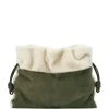 LOEWE Extra Large Shearling Flamenco Clutch Bag KHAKI GREEN Shoulder Bags 2 LOEWE Extra Large Shearling Flamenco Clutch Bag KHAKI GREEN Shoulder Bags -LOEWE Sales loewe extra large shearling flamenco clutch bag 17583097 36872984 1000