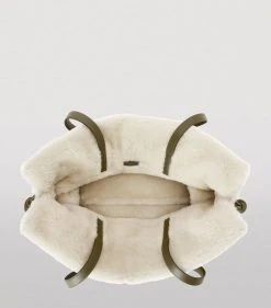 LOEWE Extra Large Shearling Flamenco Clutch Bag KHAKI GREEN Shoulder Bags 9 LOEWE Extra Large Shearling Flamenco Clutch Bag KHAKI GREEN Shoulder Bags -LOEWE Sales loewe extra large shearling flamenco clutch bag 17583097 36874218 1000