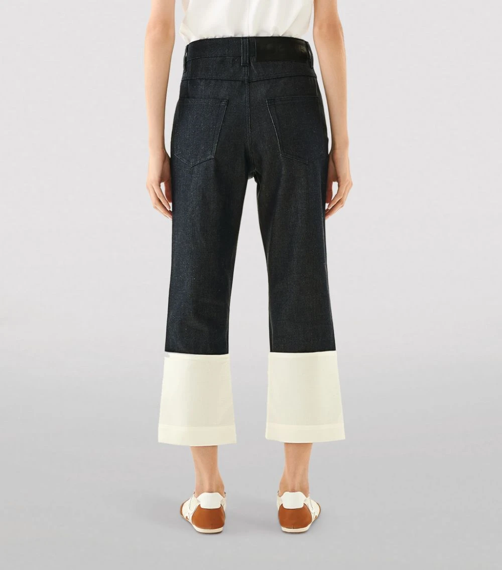 LOEWE Fisherman Jeans NAVY BLUE Straight Jeans 4 LOEWE Fisherman Jeans NAVY BLUE Straight Jeans - Image 2