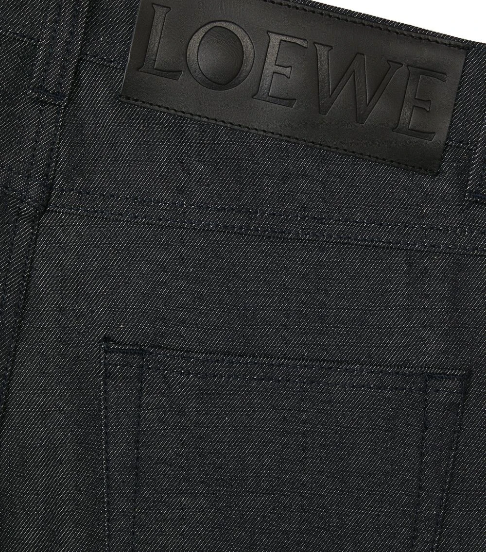 LOEWE Fisherman Jeans NAVY BLUE Straight Jeans 5 LOEWE Fisherman Jeans NAVY BLUE Straight Jeans - Image 3