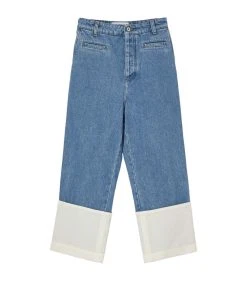 LOEWE FISHERMAN STONEWASH JEANS BLUE DENIM Straight Jeans