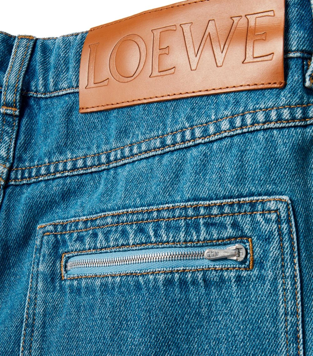 LOEWE Fisherman Wide Jeans BLUE Straight Jeans 4 LOEWE Fisherman Wide Jeans BLUE Straight Jeans - Image 2