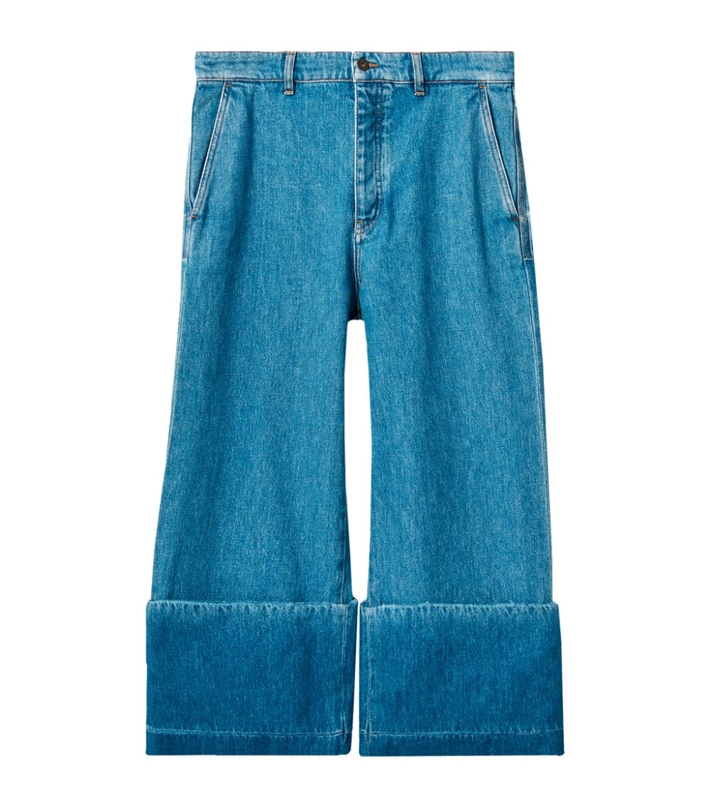LOEWE Fisherman Wide Jeans BLUE Straight Jeans 3 LOEWE Fisherman Wide Jeans BLUE Straight Jeans