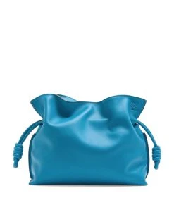 LOEWE Flamenco Clutch Bag lagoon blue Clutch Bags
