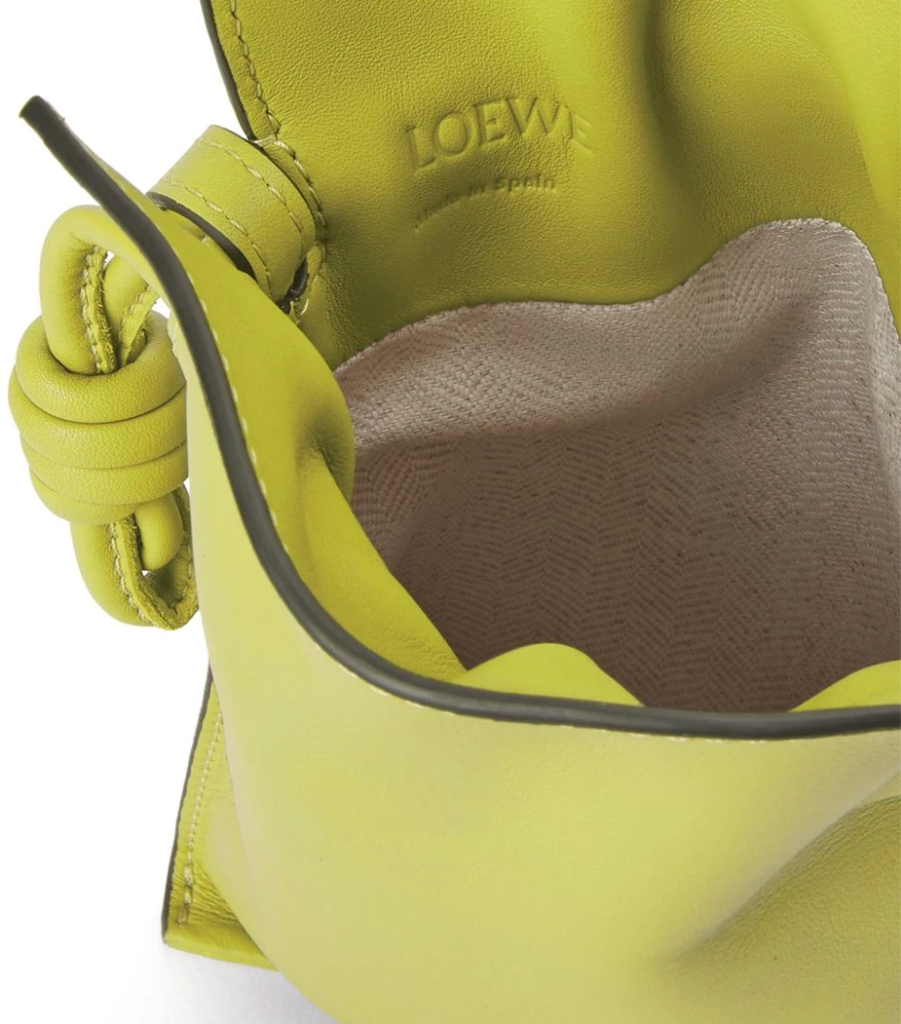 LOEWE Flamenco Pocket Cross-Body Bag LIME YELLOW Crossbody Bags 7 LOEWE Flamenco Pocket Cross-Body Bag LIME YELLOW Crossbody Bags - Image 5