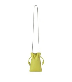 LOEWE Flamenco Pocket Cross-Body Bag LIME YELLOW Crossbody Bags