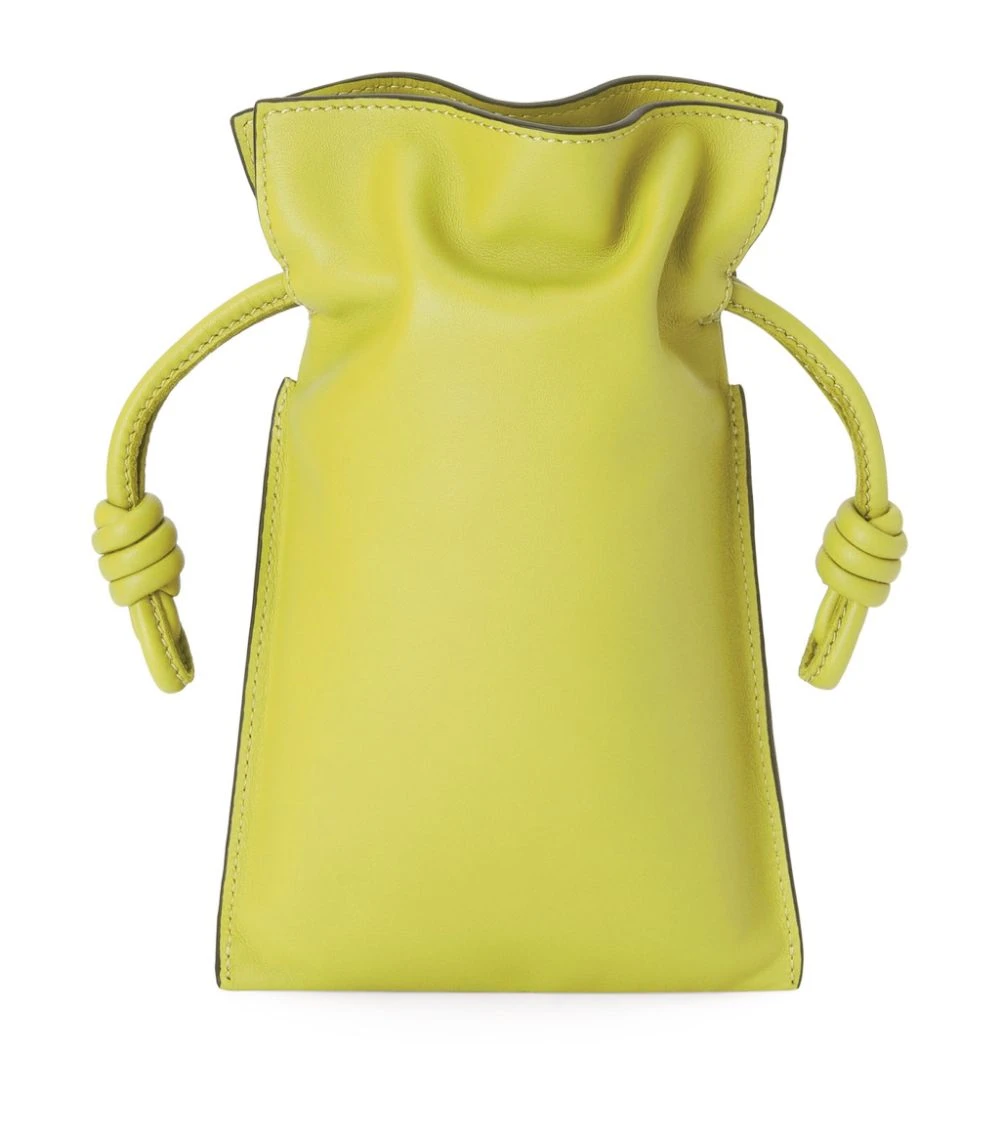 LOEWE Flamenco Pocket Cross-Body Bag LIME YELLOW Crossbody Bags 5 LOEWE Flamenco Pocket Cross-Body Bag LIME YELLOW Crossbody Bags - Image 3