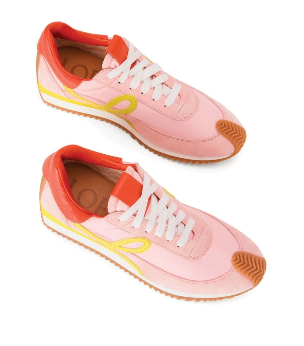 LOEWE Flow Runner Sneakers PINK/YELLOW Low-Top Sneakers 4 LOEWE Flow Runner Sneakers PINK/YELLOW Low-Top Sneakers - Image 2