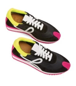 LOEWE Flow Runner Sneakers BLACK/NEON PINK Low-Top Sneakers 8 LOEWE Flow Runner Sneakers BLACK/NEON PINK Low-Top Sneakers -LOEWE Sales loewe flow runner sneakers 17579979 36872950 1000