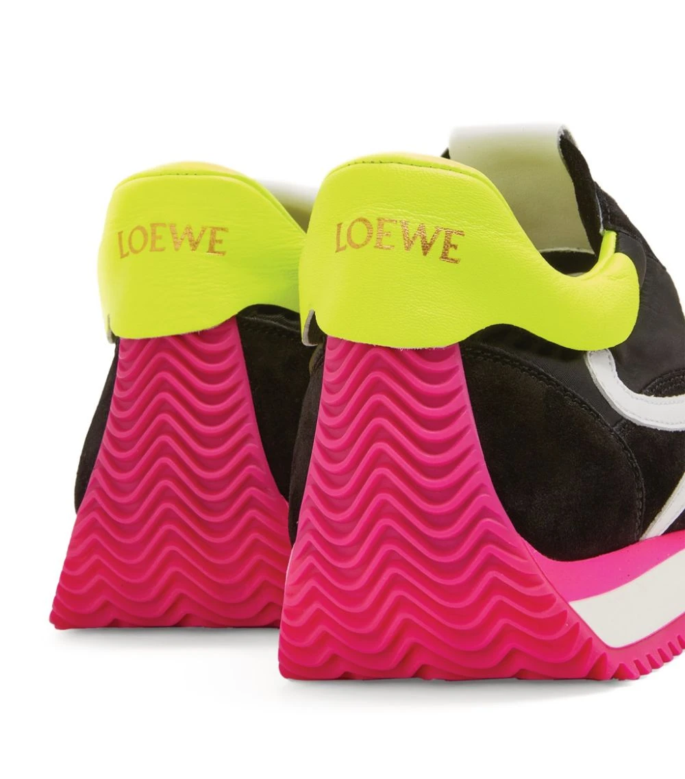 LOEWE Flow Runner Sneakers BLACK/NEON PINK Low-Top Sneakers 6 LOEWE Flow Runner Sneakers BLACK/NEON PINK Low-Top Sneakers - Image 4