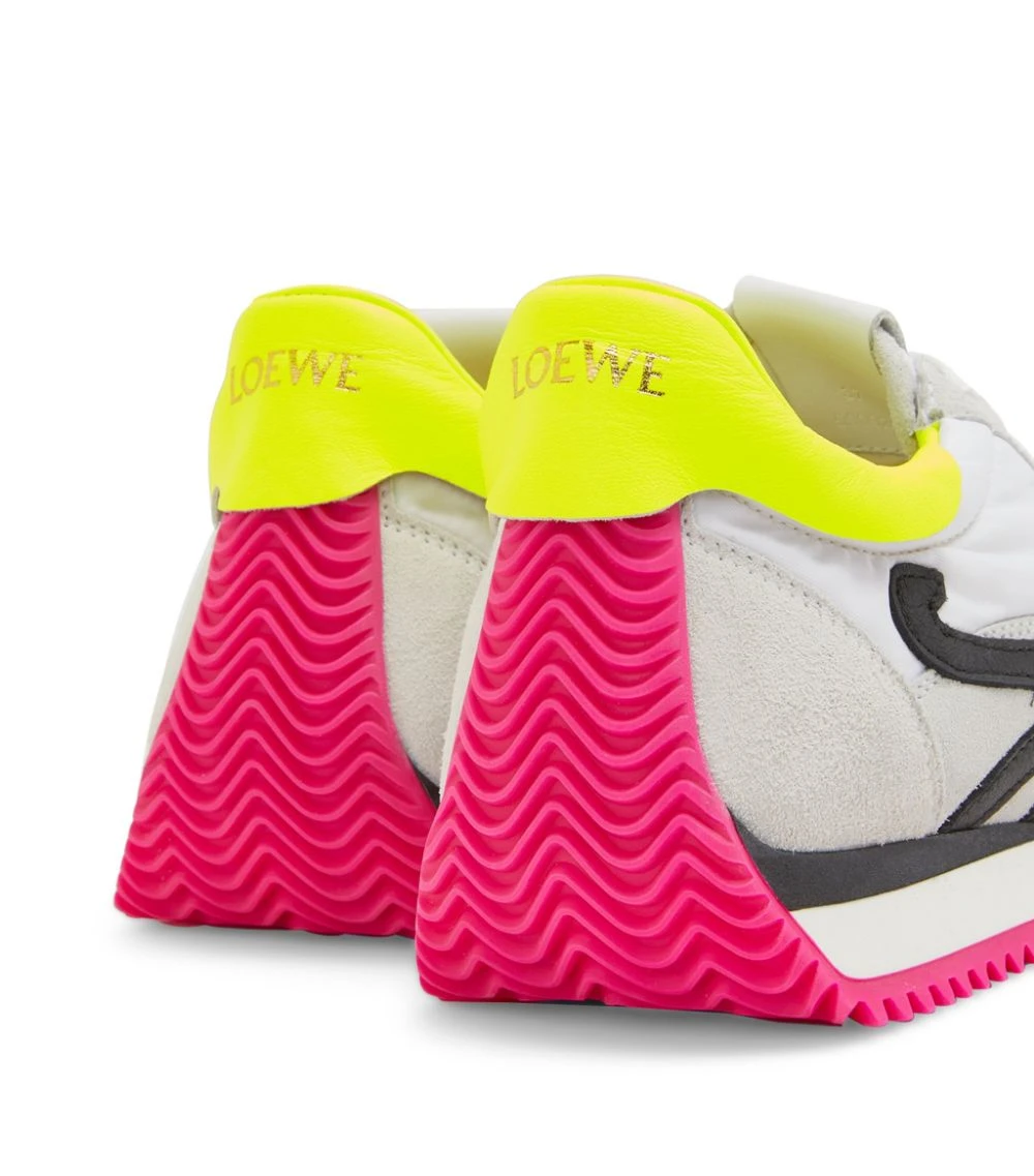 LOEWE Flow Runner Sneakers SOFTWHITE/NEONYELLOW Low-Top Sneakers 5 LOEWE Flow Runner Sneakers SOFTWHITE/NEONYELLOW Low-Top Sneakers - Image 3