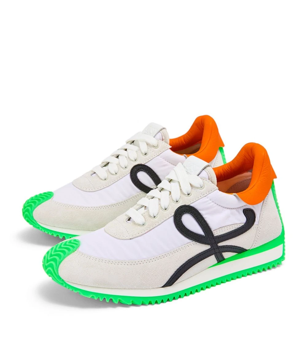 LOEWE Flow Runner Sneakers SOFT WHITE/NEONGREEN Low-Top Sneakers 4 LOEWE Flow Runner Sneakers SOFT WHITE/NEONGREEN Low-Top Sneakers - Image 2