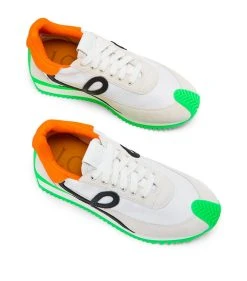 LOEWE Flow Runner Sneakers SOFT WHITE/NEONGREEN Low-Top Sneakers 7 LOEWE Flow Runner Sneakers SOFT WHITE/NEONGREEN Low-Top Sneakers -LOEWE Sales loewe flow runner sneakers 17582136 37441337 1000