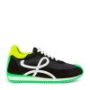 LOEWE Flow Runner Sneakers BLACK/NEON GREEN Low-Top Sneakers -LOEWE Sales loewe flow runner sneakers 17582143 37439427 1000