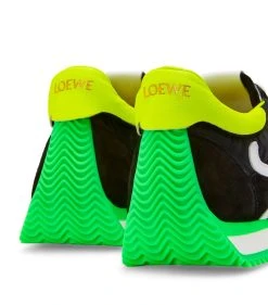 LOEWE Flow Runner Sneakers BLACK/NEON GREEN Low-Top Sneakers 9 LOEWE Flow Runner Sneakers BLACK/NEON GREEN Low-Top Sneakers -LOEWE Sales loewe flow runner sneakers 17582143 37440495 1000