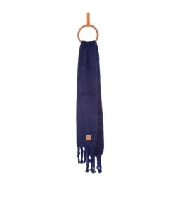 LOEWE Sales 20 LOEWE Fluffy Scarf BLUE Scarves