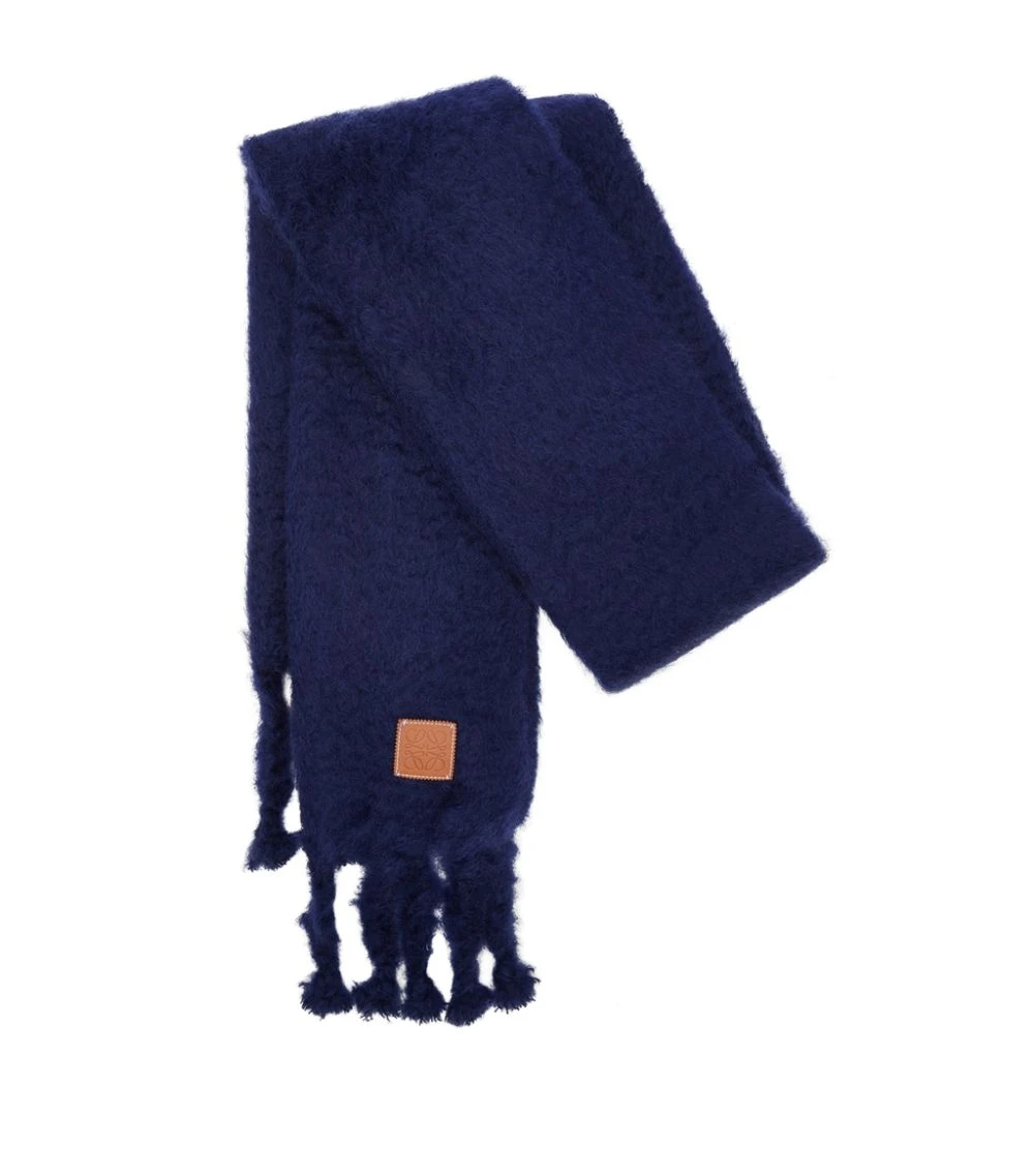 LOEWE Fluffy Scarf BLUE Scarves 5 LOEWE Fluffy Scarf BLUE Scarves - Image 3
