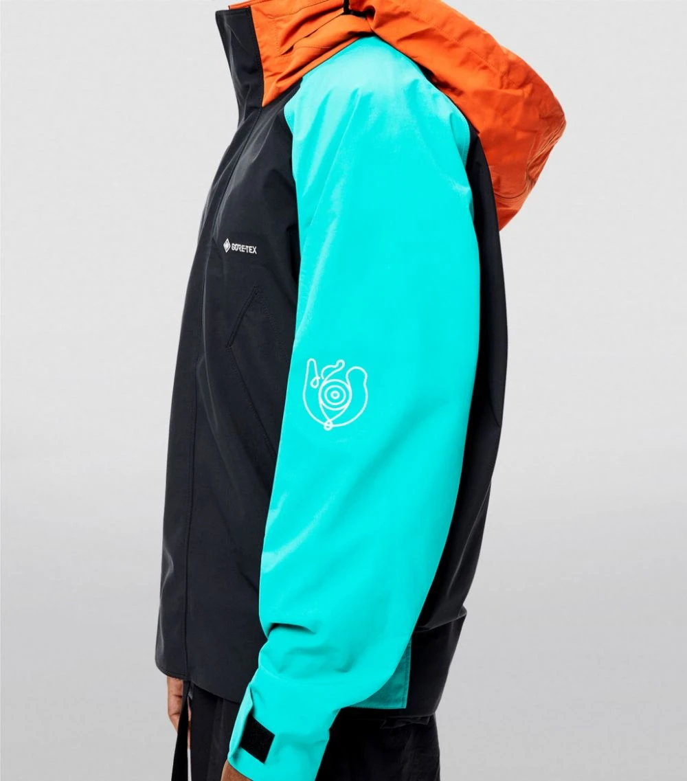 LOEWE Gore-Tex Jacket BLACK/GREEN/ORANGE Bomber Jackets 6 LOEWE Gore-Tex Jacket BLACK/GREEN/ORANGE Bomber Jackets - Image 4