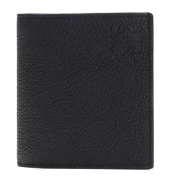 LOEWE Grained Leather Bifold Wallet BLACK Wallets