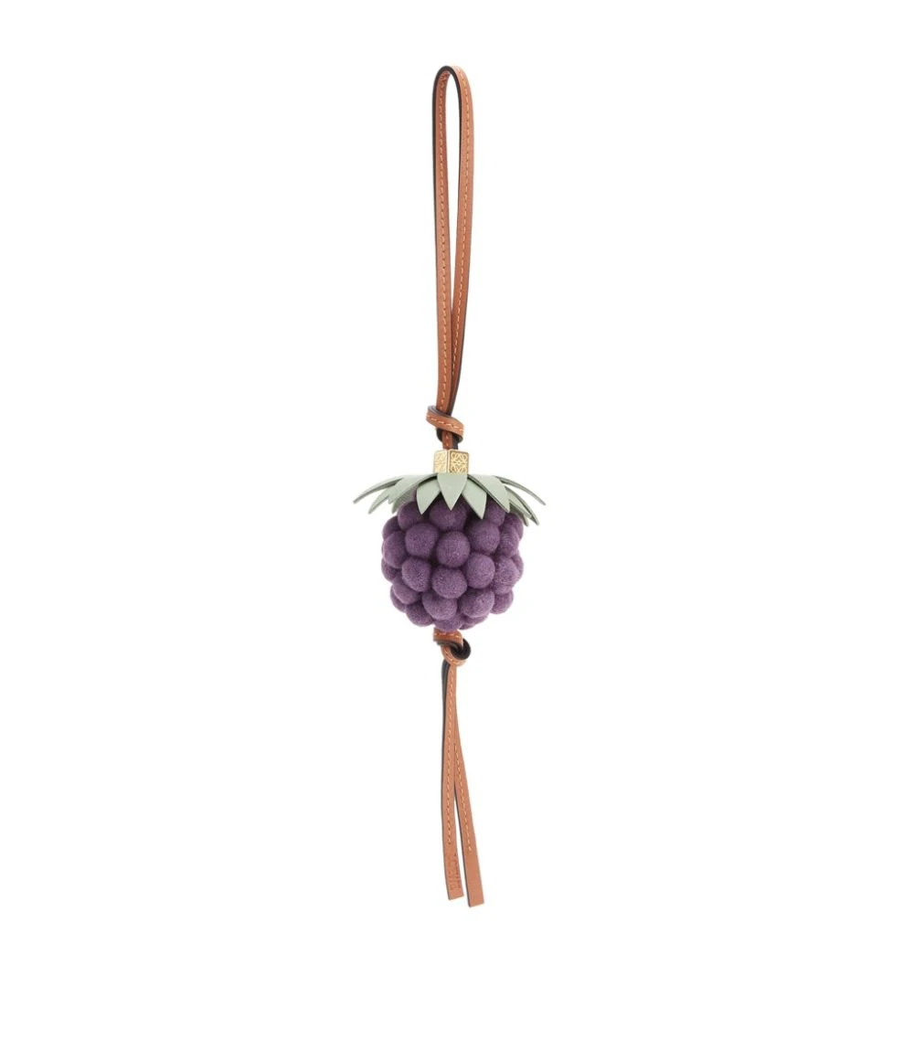 LOEWE Grape Charm DARK VIOLET Bag Accessories 3 LOEWE Grape Charm DARK VIOLET Bag Accessories