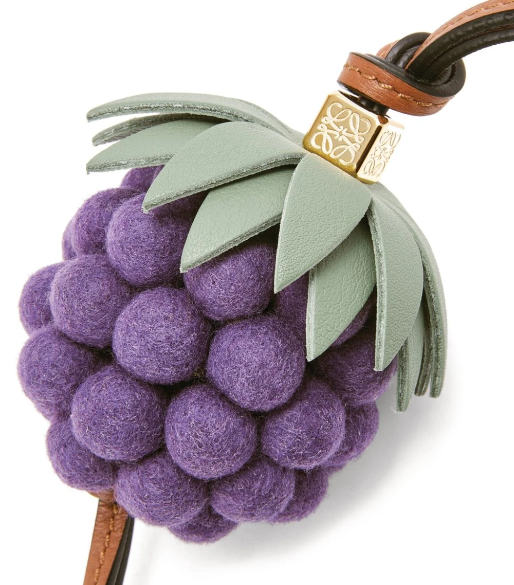 LOEWE Grape Charm DARK VIOLET Bag Accessories 4 LOEWE Grape Charm DARK VIOLET Bag Accessories - Image 2