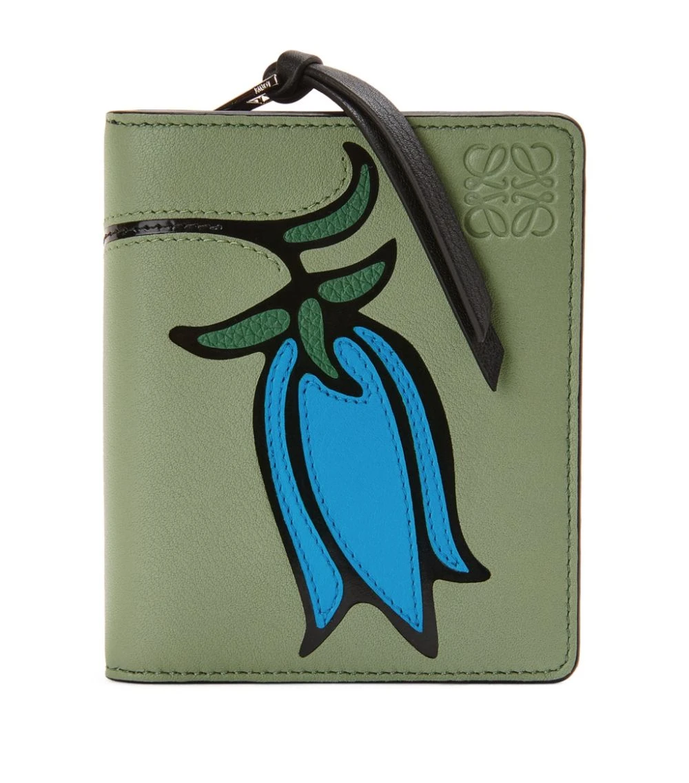 LOEWE Herbarium Bifold Zip Wallet Rosemary Wallets 3 LOEWE Herbarium Bifold Zip Wallet Rosemary Wallets