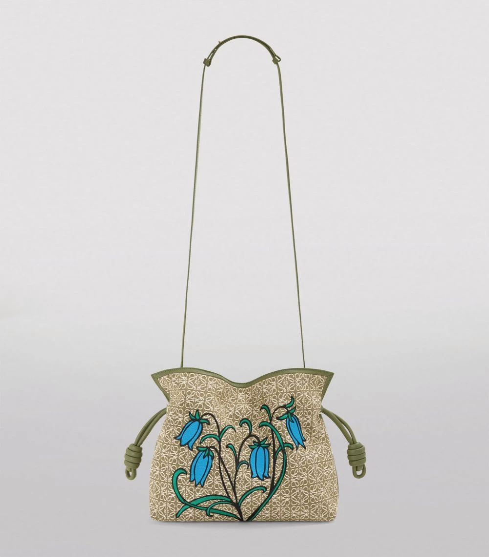 LOEWE Herbarium Flamenco Clutch Bag GREEN/AVOCADO GREEN Clutch Bags 8 LOEWE Herbarium Flamenco Clutch Bag GREEN/AVOCADO GREEN Clutch Bags - Image 6