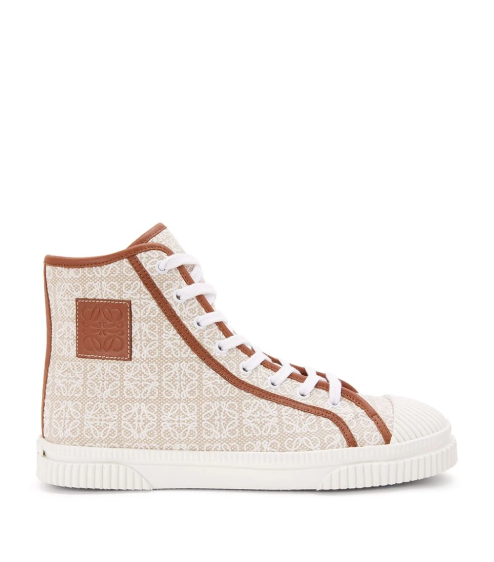 LOEWE High-Top Anagram Sneakers NATURAL/WHITE High-Top Sneakers 3 LOEWE High-Top Anagram Sneakers NATURAL/WHITE High-Top Sneakers
