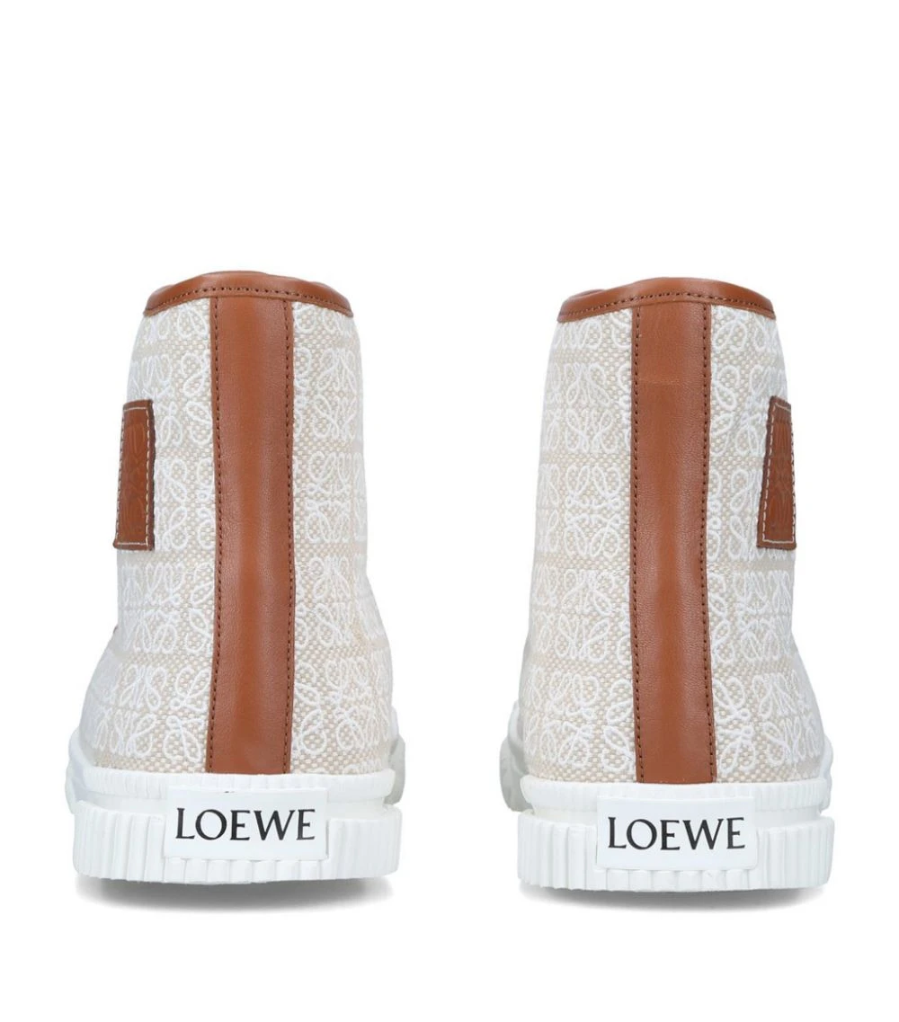 LOEWE High-Top Anagram Sneakers BEIGE High-Top Sneakers 4 LOEWE High-Top Anagram Sneakers BEIGE High-Top Sneakers - Image 2