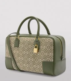LOEWE Jacquard Amazona 28 Bag GREEN/AVOCADO GREEN Top Handle Bags 11 LOEWE Jacquard Amazona 28 Bag GREEN/AVOCADO GREEN Top Handle Bags -LOEWE Sales loewe jacquard amazona 28 bag 17379358 35818352 1000