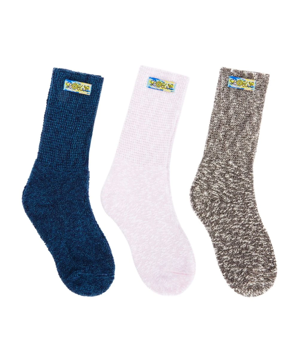 LOEWE Knitted Socks (Pack of 3) MULTICOLOR 3 LOEWE Knitted Socks (Pack of 3) MULTICOLOR
