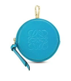 LOEWE Large Anagram Coin Purse CYAN Purses