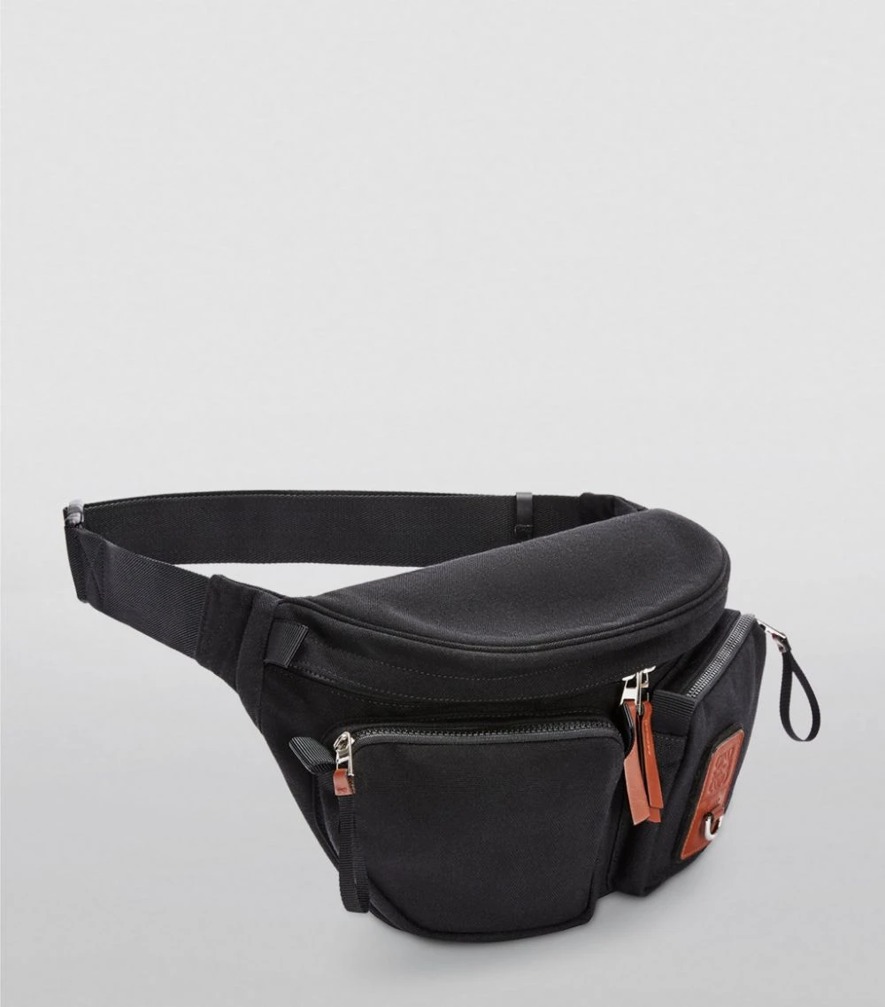LOEWE Large Anagram-Trim Belt Bag BLACK Wallets 5 LOEWE Large Anagram-Trim Belt Bag BLACK Wallets - Image 3
