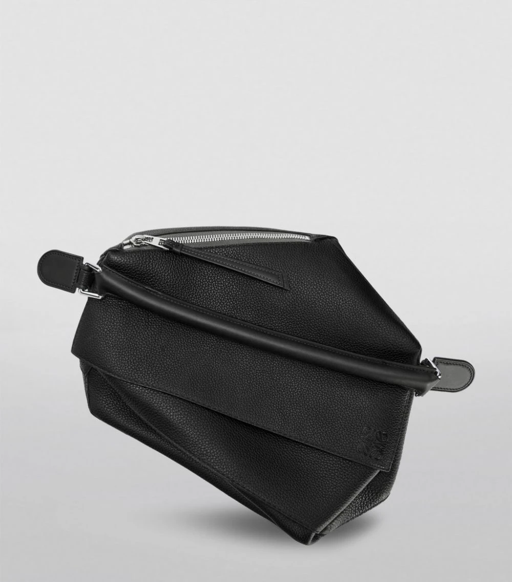 LOEWE Large Puzzle Edge Bag BLACK Holdalls 6 LOEWE Large Puzzle Edge Bag BLACK Holdalls - Image 4
