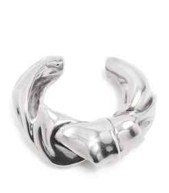 LOEWE Large Sterling Silver Twist Cuff Bangle RHODIUM Bracelets 7 LOEWE Large Sterling Silver Twist Cuff Bangle RHODIUM Bracelets -LOEWE Sales loewe large sterling silver twist cuff bangle 17279020 35268499 1000