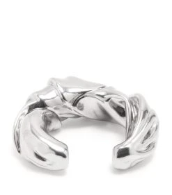 LOEWE Large Sterling Silver Twist Cuff Bangle RHODIUM Bracelets 8 LOEWE Large Sterling Silver Twist Cuff Bangle RHODIUM Bracelets -LOEWE Sales loewe large sterling silver twist cuff bangle 17279020 35268502 1000