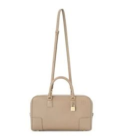 LOEWE Leather Amazona 28 Top-Handle Bag SAND Top Handle Bags