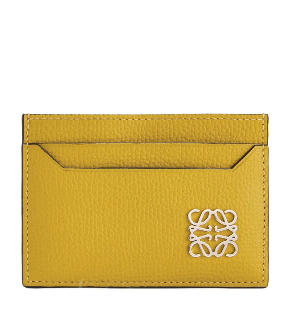 LOEWE Leather Anagram Card Holder OCHRE Card Holders 3 LOEWE Leather Anagram Card Holder OCHRE Card Holders