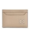 LOEWE Leather Anagram Card Holder SAND Card Holders -LOEWE Sales loewe leather anagram card holder 16971507 33768640 1000
