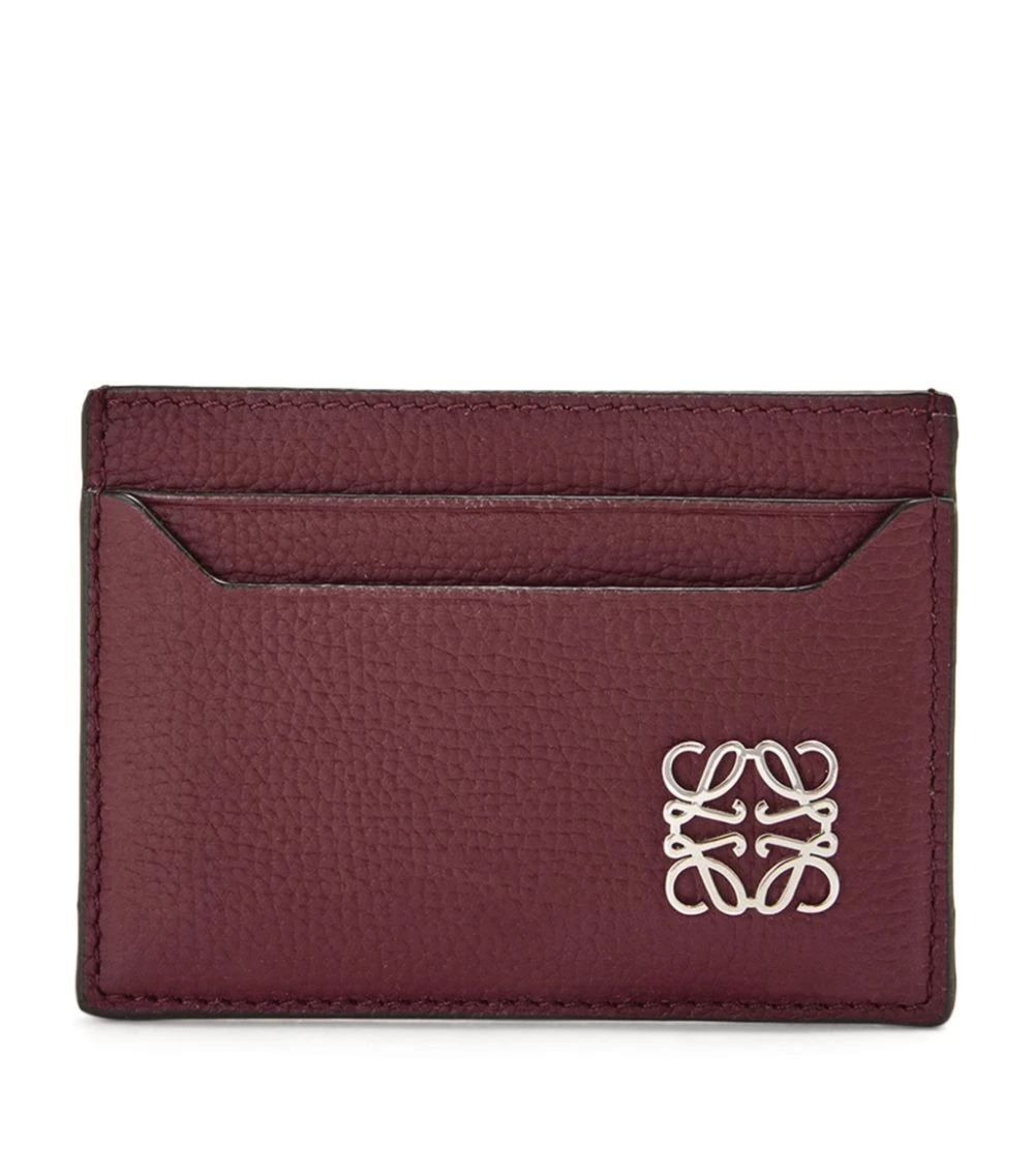 LOEWE Leather Anagram Card Holder BERRY Card Holders 3 LOEWE Leather Anagram Card Holder BERRY Card Holders