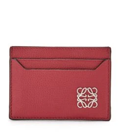 LOEWE Leather Anagram Card Holder ROUGE Card Holders