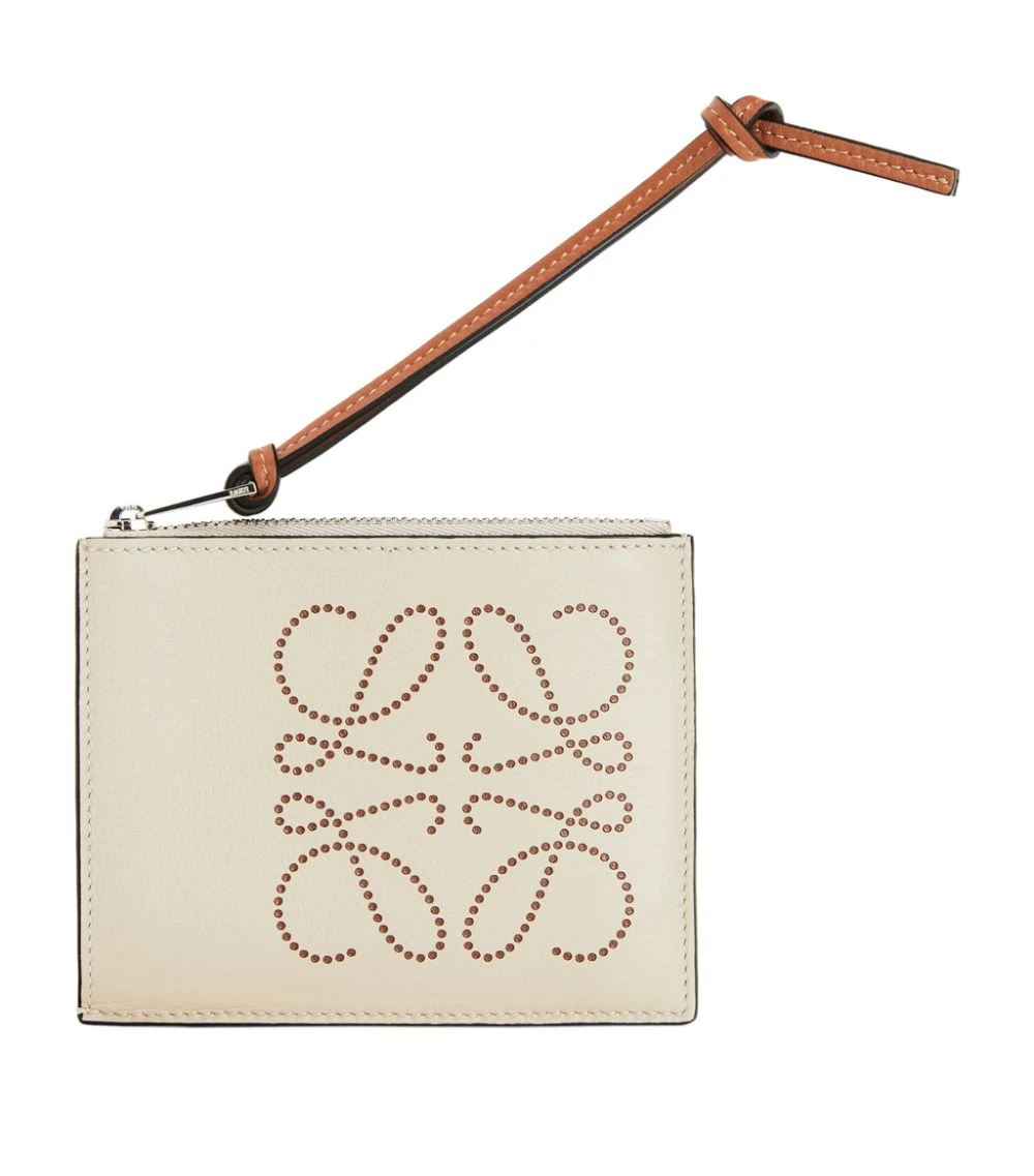 LOEWE Leather Anagram Coin Card Holder LIGHT OAT/TAN Card Holders 2 LOEWE Leather Anagram Coin Card Holder LIGHT OAT/TAN Card Holders