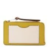 LOEWE Leather Anagram Coin Card Holder OCHRE/LIGHT OAT Card Holders -LOEWE Sales loewe leather anagram coin card holder 16971510 33768625 1000