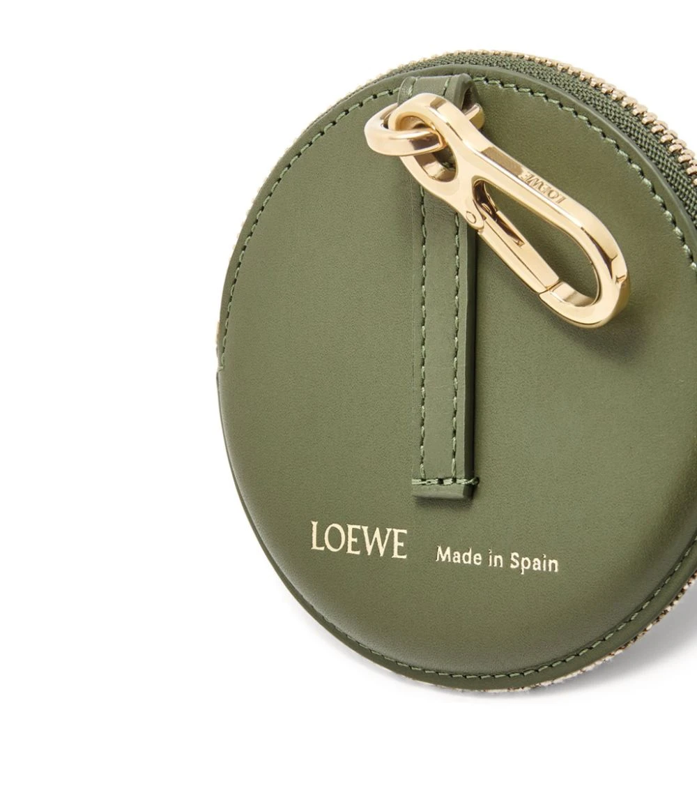 LOEWE Leather Anagram Cookie Charm Purse GREEN/AVOCADO GREEN Purses 6 LOEWE Leather Anagram Cookie Charm Purse GREEN/AVOCADO GREEN Purses - Image 4