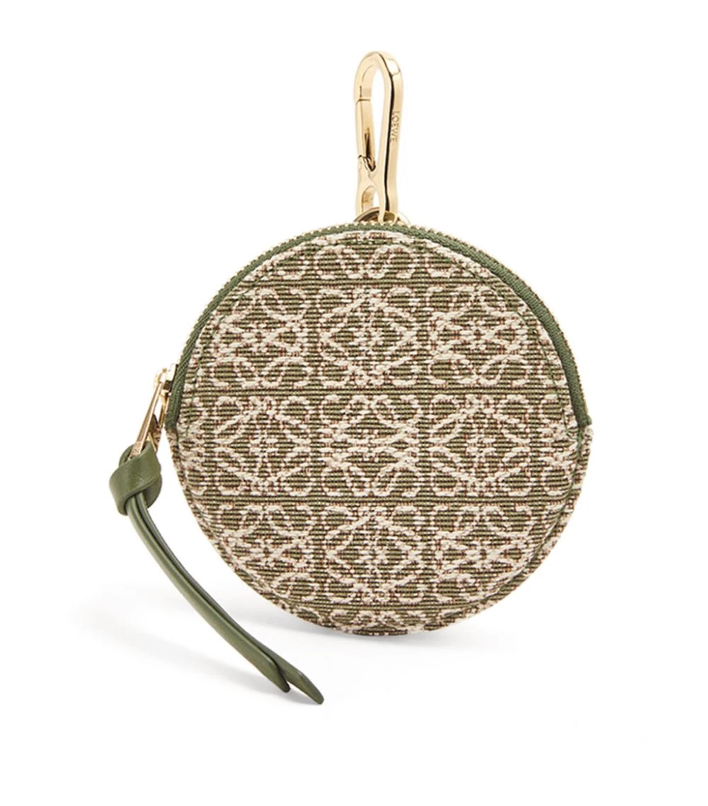 LOEWE Leather Anagram Cookie Charm Purse GREEN/AVOCADO GREEN Purses 3 LOEWE Leather Anagram Cookie Charm Purse GREEN/AVOCADO GREEN Purses