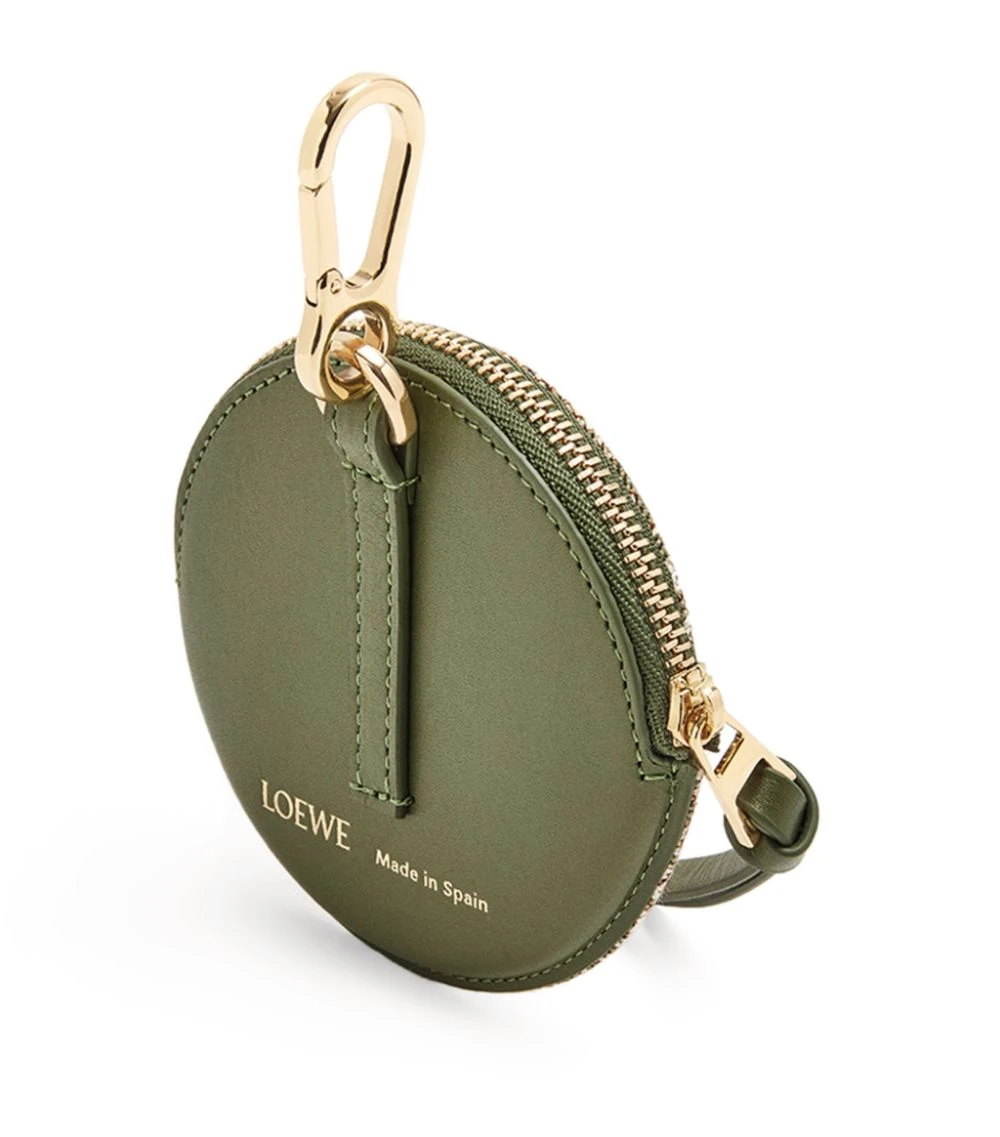 LOEWE Leather Anagram Cookie Charm Purse GREEN/AVOCADO GREEN Purses 4 LOEWE Leather Anagram Cookie Charm Purse GREEN/AVOCADO GREEN Purses - Image 2