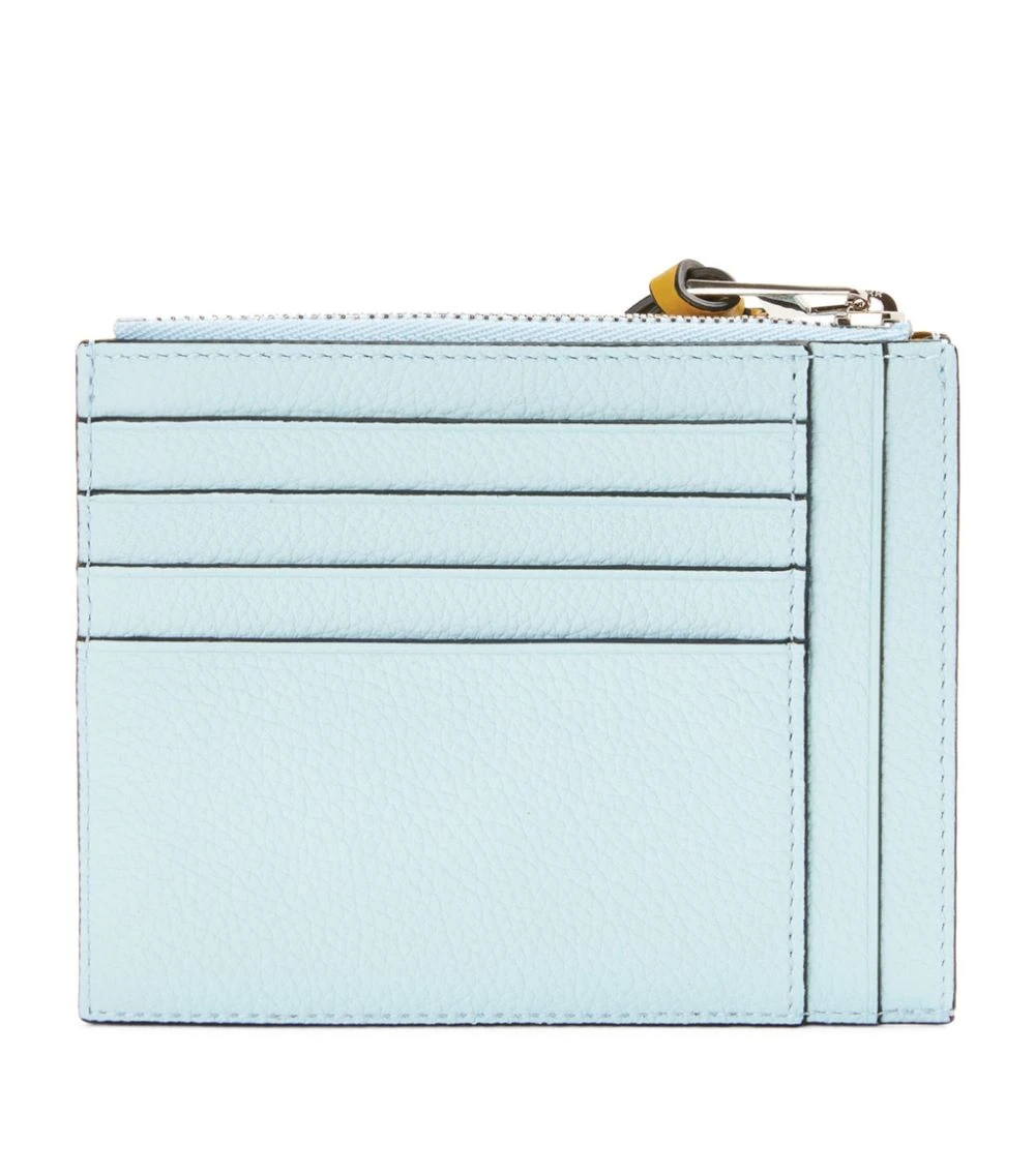 LOEWE Leather Anagram Square Card Holder CRYSTAL BLUE/LIME Card Holders 4 LOEWE Leather Anagram Square Card Holder CRYSTAL BLUE/LIME Card Holders - Image 2