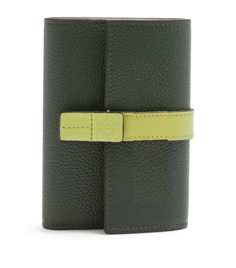 LOEWE Leather Anagram Vertical Wallet VINTAGE KHAKI/LIME Y Wallets 3 LOEWE Leather Anagram Vertical Wallet VINTAGE KHAKI/LIME Y Wallets
